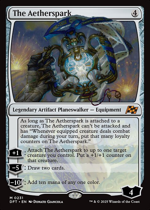 The Aetherspark - Aetherdrift Magic card