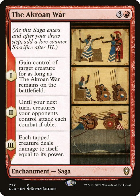 The Akroan War - Commander Legends: Battle for Baldur's Gate (#777) - Illustrated by Steven Belledin - Magic: The Gathering Card