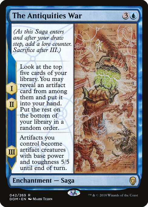 The Antiquities War - Dominaria Magic card
