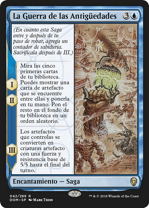 The Antiquities War - Dominaria Promos (#42p) - Illustrated by Mark Tedin - Magic: The Gathering Card
