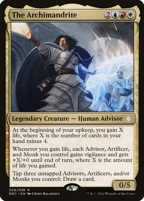 The Archimandrite - The Brothers' War Commander Magic card
