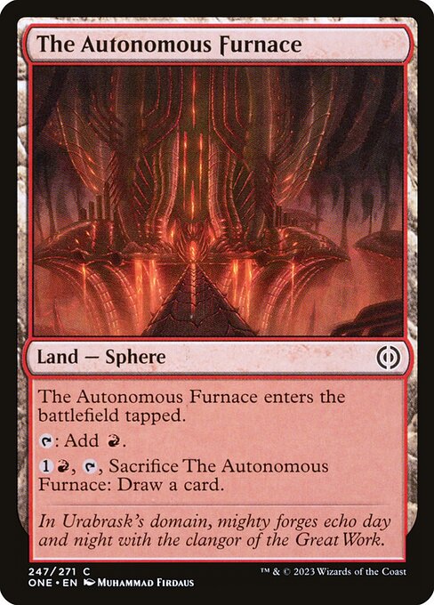 The Autonomous Furnace - Phyrexia: All Will Be One Magic card