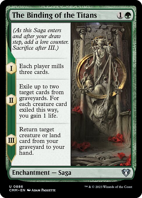 The Binding of the Titans - Commander Masters Magic card