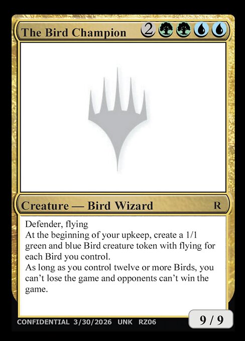 The Bird Champion - Unknown Event Magic card