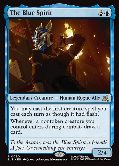 The Blue Spirit - Avatar: The Last Airbender Eternal Magic card