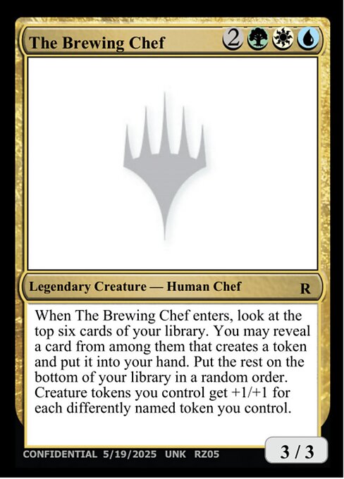 The Brewing Chef - Unknown Event (#RZ05) - Magic: The Gathering Card