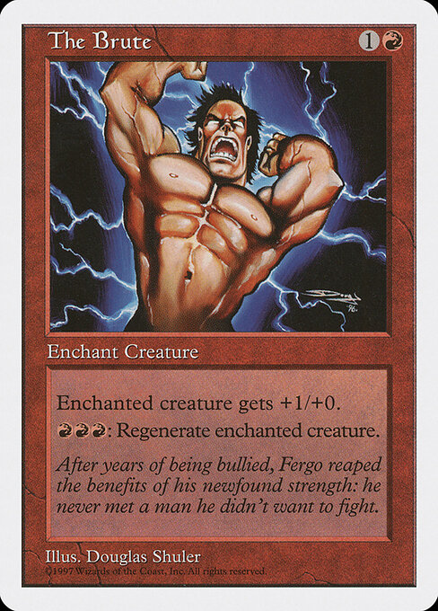 The Brute - Fifth Edition Magic card