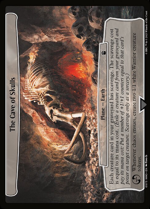 Die Schädelhöhle (The Cave of Skulls) - Doctor Who (#573) - Illustrated by Nino Is - Magic: The Gathering Card