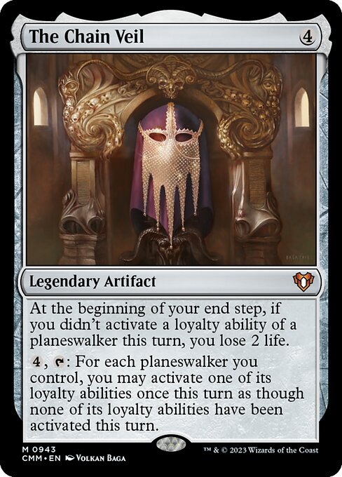 The Chain Veil - Commander Masters Magic card