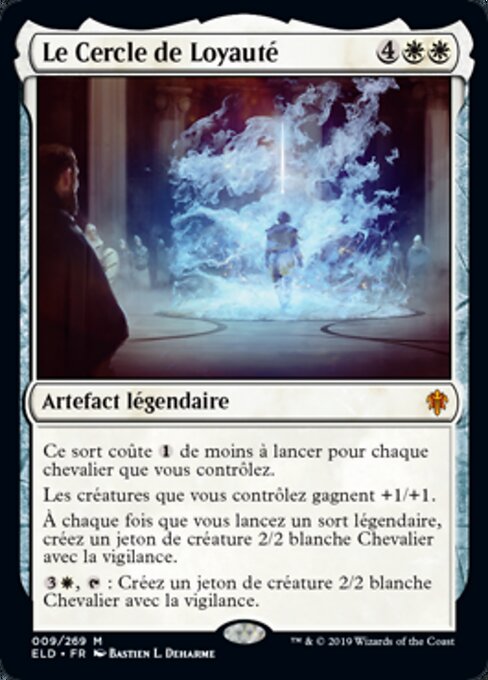 Il Circolo della Lealtà (The Circle of Loyalty) - Throne of Eldraine (#9) - Illustrated by Bastien L. Deharme - Magic: The Gathering Card