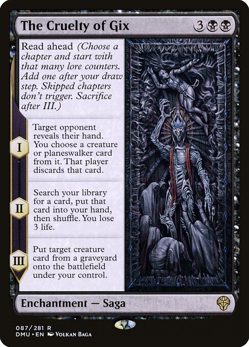 The Cruelty of Gix - Dominaria United Magic card