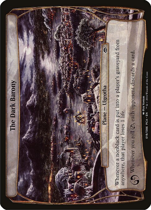 The Dark Barony - Planechase Anthology Planes (#19) - Illustrated by Pete Venters - Magic: The Gathering Card