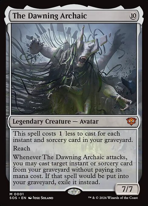 The Dawning Archaic - Secrets of Strixhaven Magic card