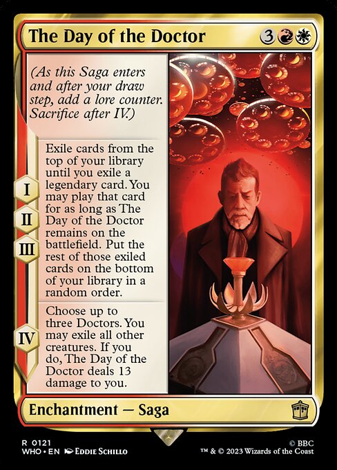 The Day of the Doctor - Doctor Who Magic card