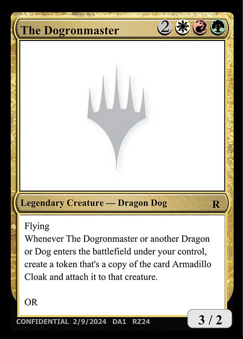 The Dogronmaster - Unknown Event (#RZ24) - Magic: The Gathering Card