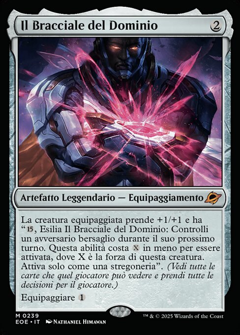 統（とう）制（せい）の腕（うで）輪（わ） (The Dominion Bracelet) - Edge of Eternities (#364) - Illustrated by Mai Minamiura - Magic: The Gathering Card