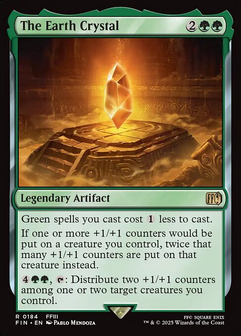 The Earth Crystal - Final Fantasy Magic card