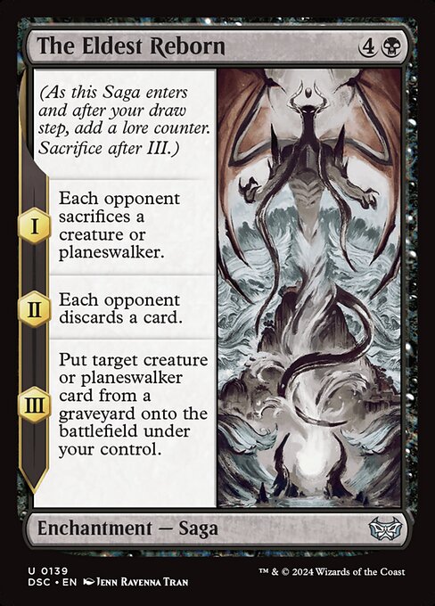 The Eldest Reborn - Duskmourn: House of Horror Commander Magic card