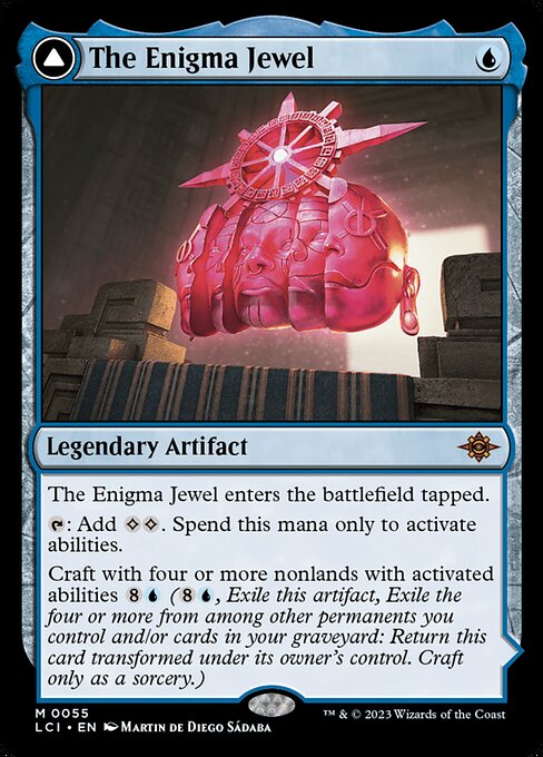 The Enigma Jewel // Locus of Enlightenment - The Lost Caverns of Ixalan Magic card