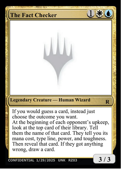 The Fact Checker - Unknown Event Magic card