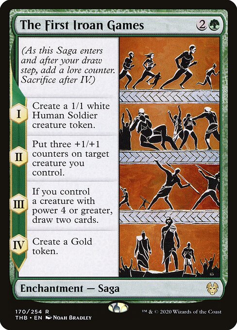 The First Iroan Games - Theros Beyond Death (#170) - Illustrated by Noah Bradley - Magic: The Gathering Card