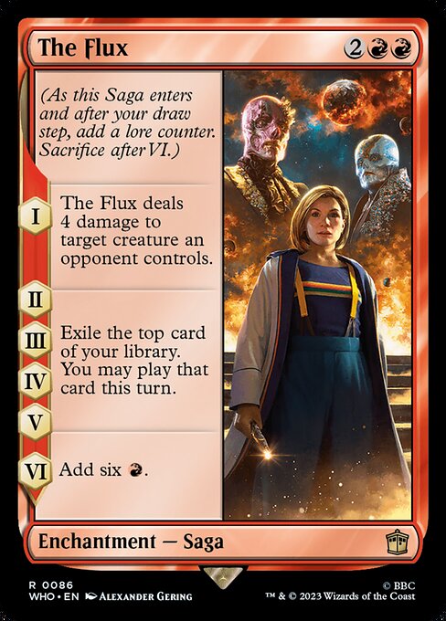 The Flux - Doctor Who Magic card