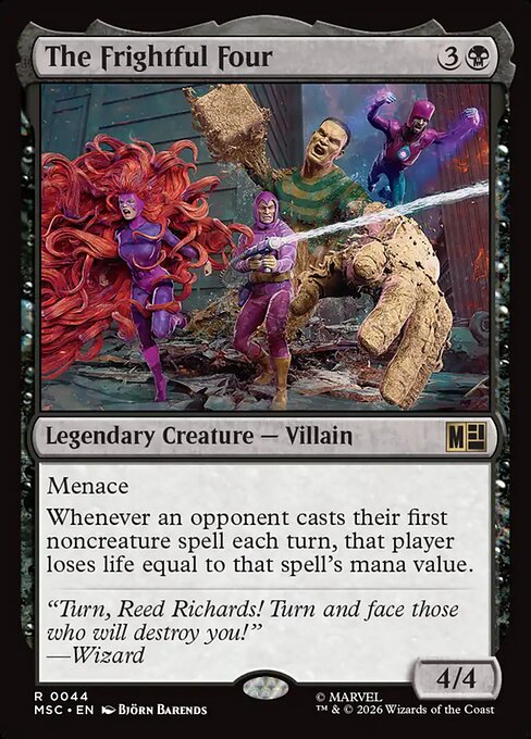 The Frightful Four - Marvel Super Heroes Commander Magic card