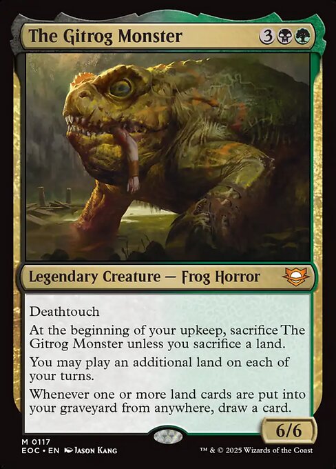 The Gitrog Monster - Edge of Eternities Commander Magic card