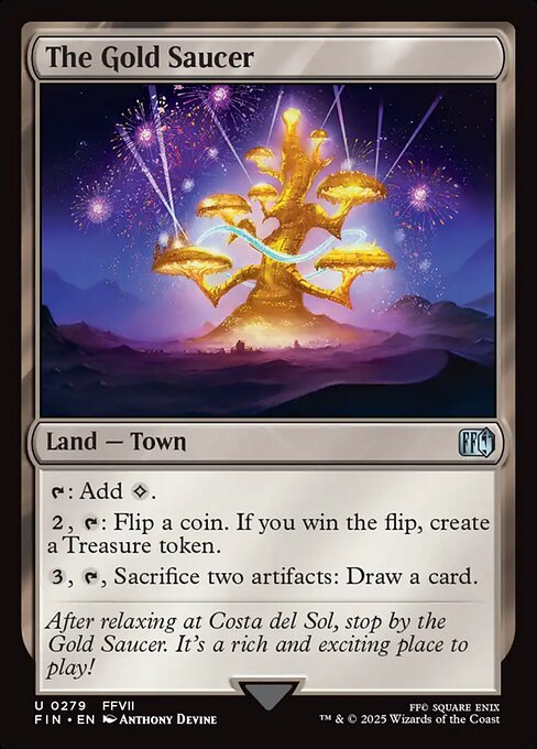The Gold Saucer - Final Fantasy Magic card