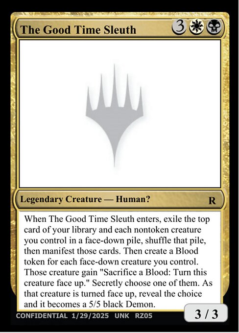 The Good Time Sleuth - Unknown Event Magic card