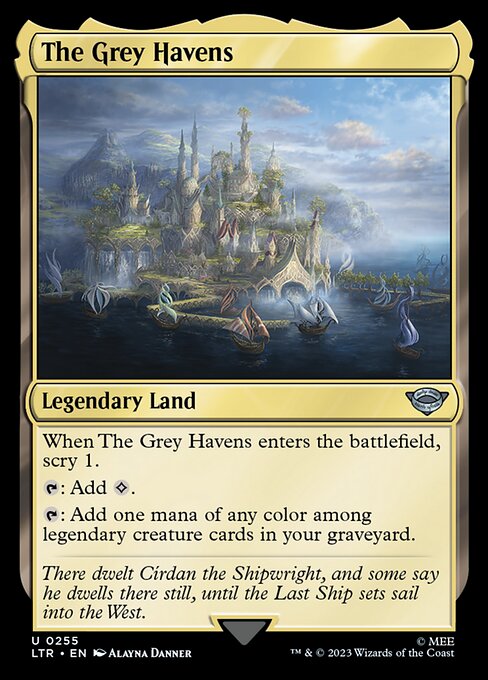 The Grey Havens - The Lord of the Rings: Tales of Middle-earth Magic card