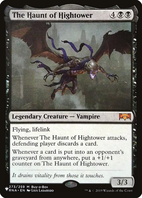 The Haunt of Hightower - The List Magic card