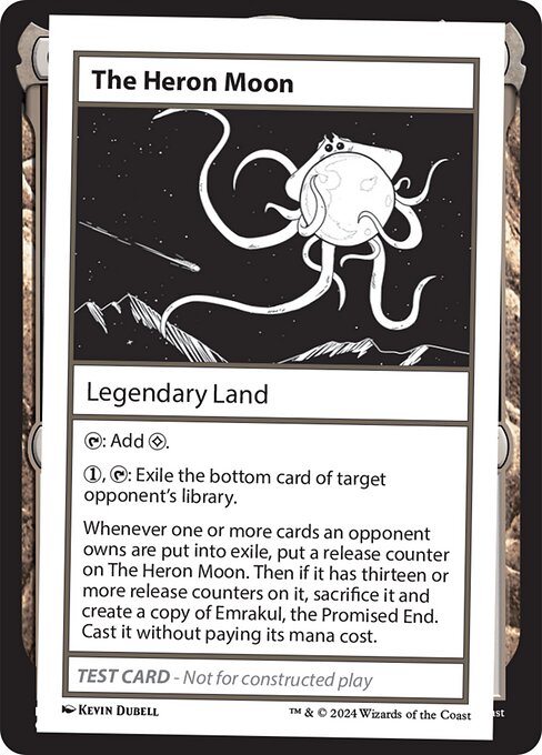 The Heron Moon - Mystery Booster 2 (#612) - Illustrated by Kevin Dubell - Magic: The Gathering Card