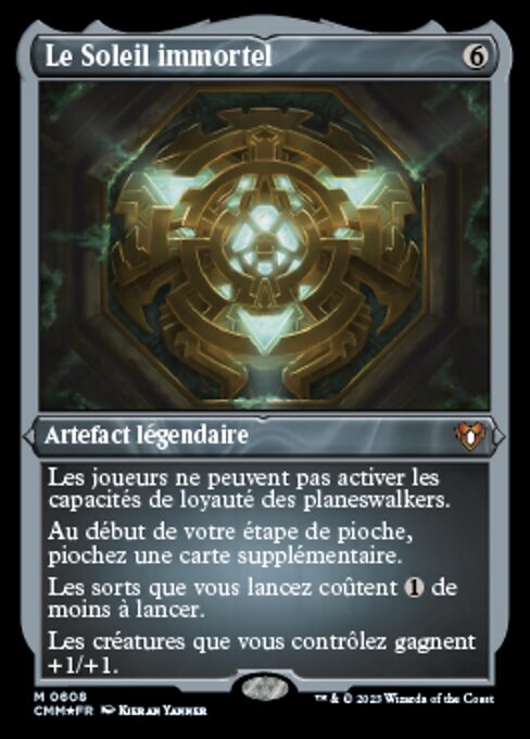 永生聖陽 (The Immortal Sun) - Rivals of Ixalan (#180) - Illustrated by Kieran Yanner - Magic: The Gathering Card