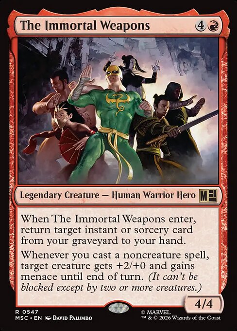 The Immortal Weapons - Marvel Super Heroes Commander Magic card