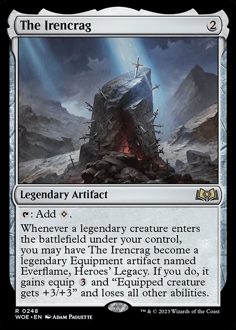 The Irencrag - Wilds of Eldraine Magic card