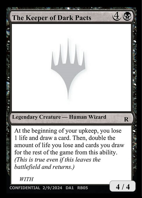 The Keeper of Dark Pacts - Unknown Event Magic card