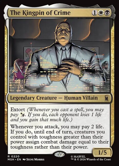 The Kingpin of Crime - Marvel Super Heroes Magic card