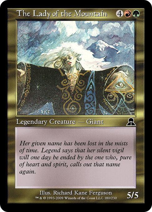 The Lady of the Mountain - Masters Edition III Magic card