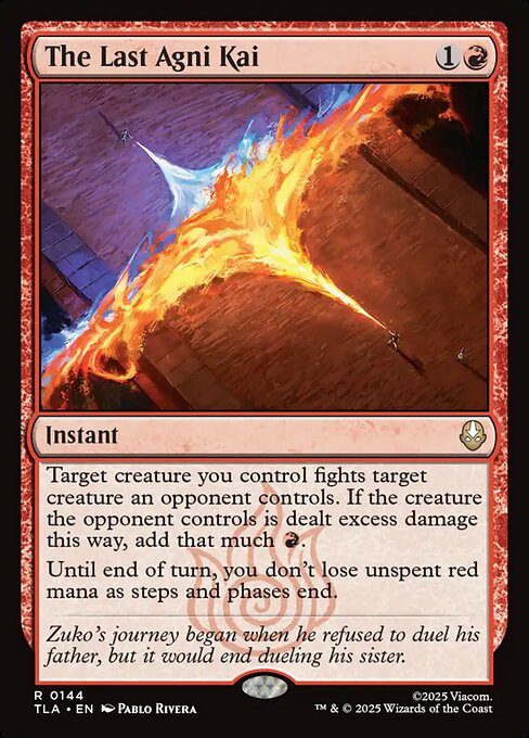 The Last Agni Kai - Avatar: The Last Airbender Magic card