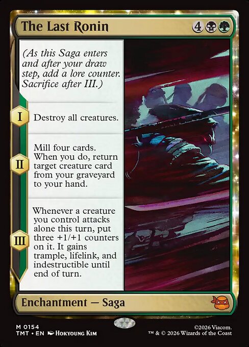The Last Ronin - Teenage Mutant Ninja Turtles Magic card