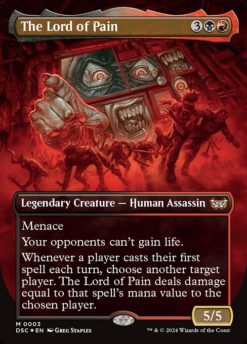 The Lord of Pain - Duskmourn: House of Horror Commander Magic card