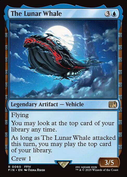 The Lunar Whale - Final Fantasy Magic card