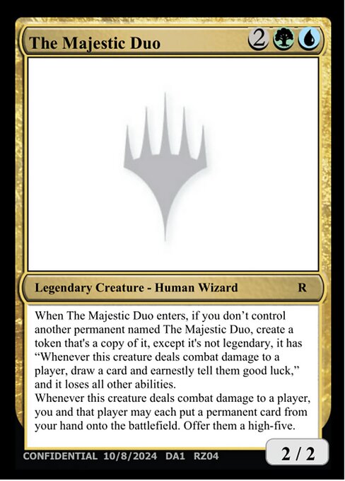 The Majestic Duo - Unknown Event Magic card