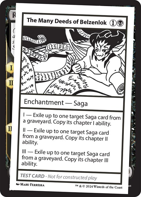 The Many Deeds of Belzenlok - Mystery Booster 2 Magic card