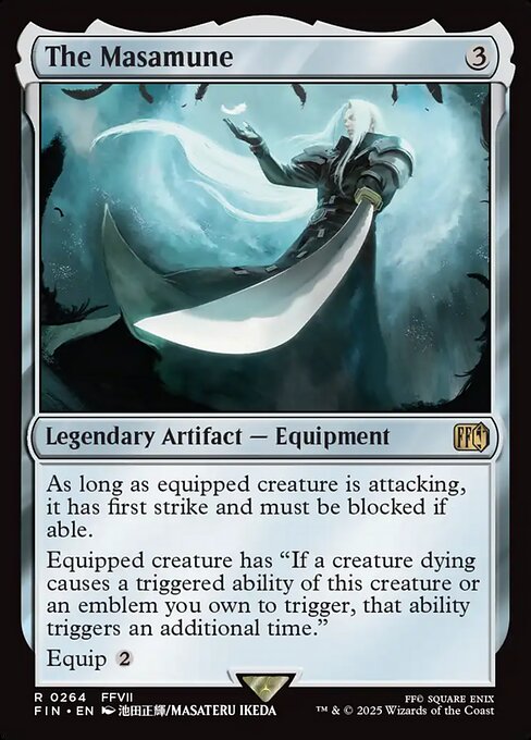 The Masamune - Final Fantasy (#264) - Illustrated by Masateru Ikeda - Magic: The Gathering Card