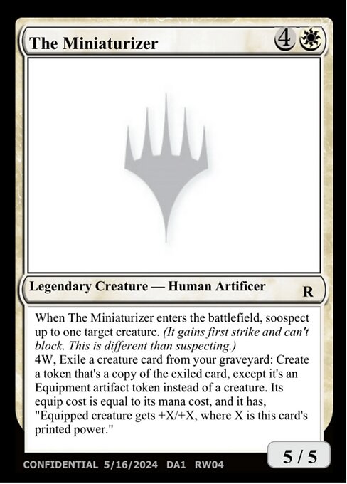 The Miniaturizer - Unknown Event (#RW04d) - Magic: The Gathering Card