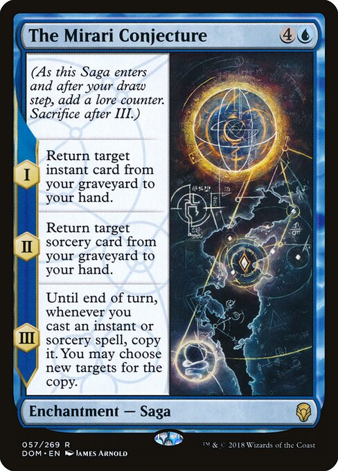 The Mirari Conjecture - Dominaria Magic card