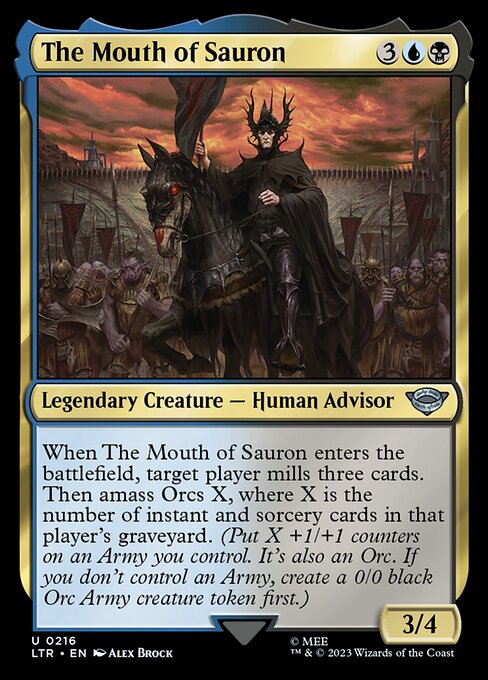 The Mouth of Sauron - The Lord of the Rings: Tales of Middle-earth Magic card