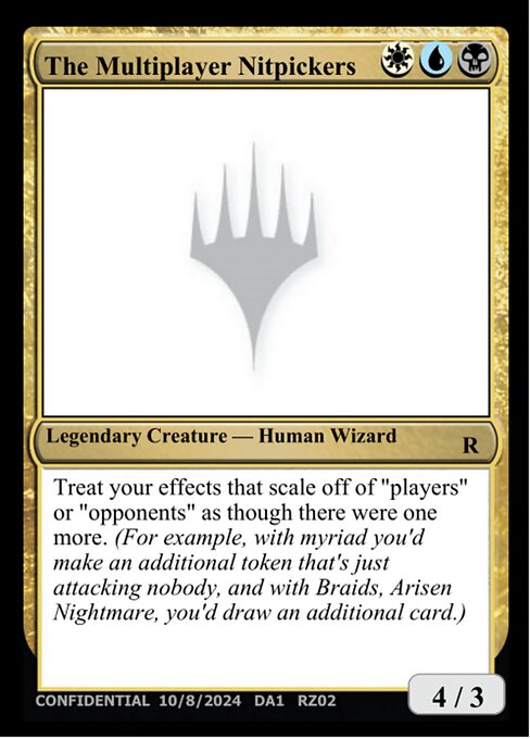 The Multiplayer Nitpickers - Unknown Event (#RZ02d) - Magic: The Gathering Card